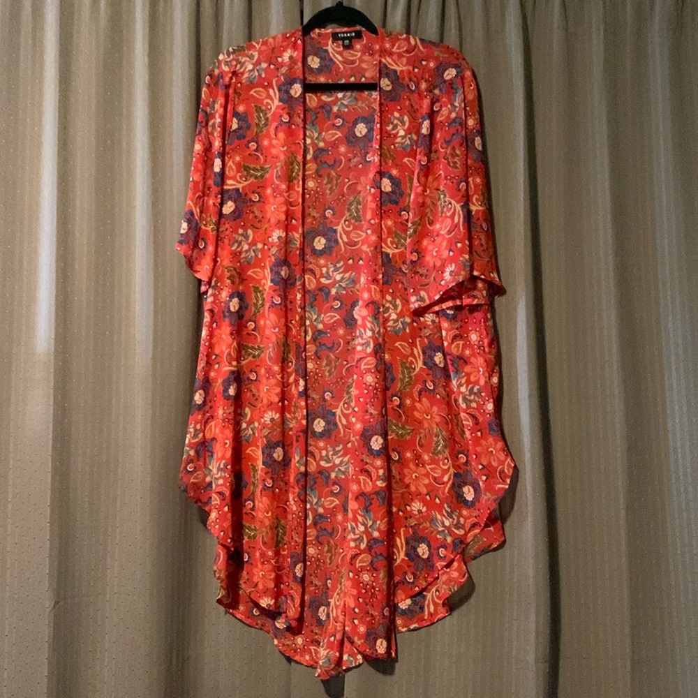 Women’s Torrid Printed Kimono Size 00 New